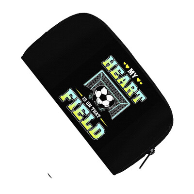 Готин портфейл с принт за футбол / баскетбол / футбол Мъжка модна клъч карта Парична чанта за монети Поставка за телефон Ежедневна дълга чанта Подарък за момчета