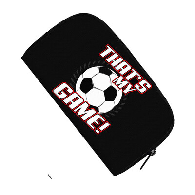 Готин портфейл с принт за футбол / баскетбол / футбол Мъжка модна клъч карта Парична чанта за монети Поставка за телефон Ежедневна дълга чанта Подарък за момчета