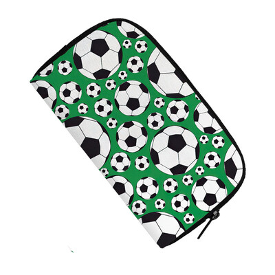 Готин портфейл с принт за футбол / баскетбол / футбол Мъжка модна клъч карта Парична чанта за монети Поставка за телефон Ежедневна дълга чанта Подарък за момчета