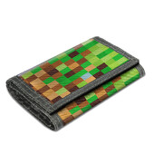 Plaid Print Lõuend Lastele Rahakott Krediitkaardi/ID-hoidja Lisad Müntide rahakotid Kokkupandav vabaaja rahakott Uudne rahakott lukuga rahakott