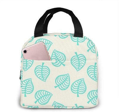 Animal Crossing ostavlja otpornu na curenje i višekratnu rashlađenu vrećicu za ručak - izdržljiva kompaktna školska kutija za ručak za žene, muškarce, djecu