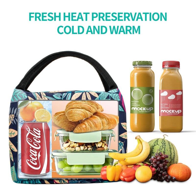 Lõunakarp Väike lõunakott, isoleeritud jahutuskott Veekindel termokott naistele, lastele, tüdrukutele ja naistele, armas tööpiknikule