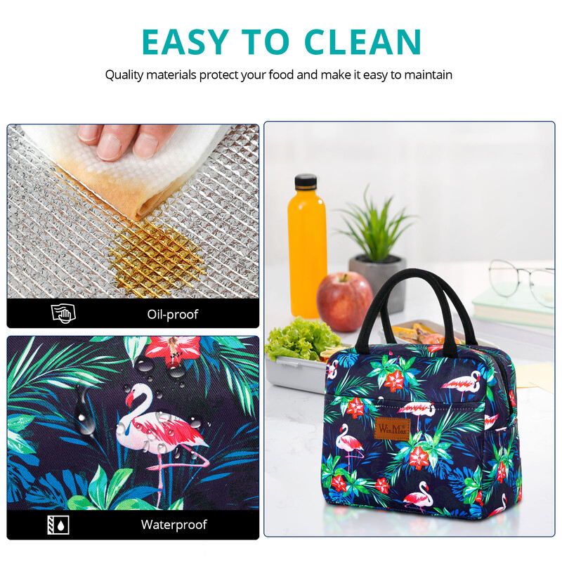 Lõunakarp Lõunakott, isoleeritud jahutuskott Veekindel termokott naistele, lastele, tüdrukutele ja naistele, armas tööle piknikukool