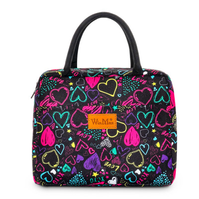 Kutija za ručak Torba za ručak Izolirana rashladna torba Vodootporna termo torba za žene Djevojke i dame, slatke za posao piknik škola