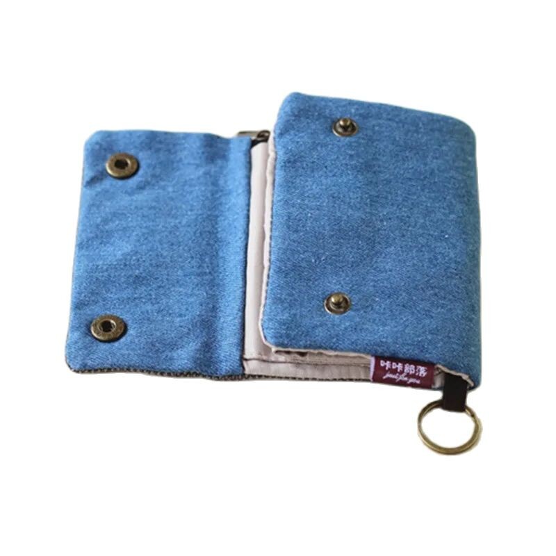 Portofel cu carduri pliabil pentru femei, din pânză, organizator de chei, posetă mică, geantă de bani pentru femei, Carteira Feminina 2024 pentru fete