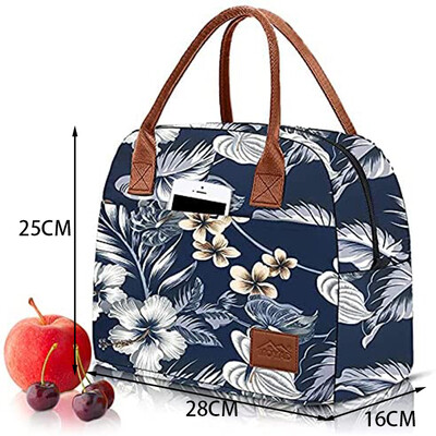 Aosbos Fashion kaasaskantav jahutuskott Soojusisolatsiooniga reisikotid Suured toidupikniku lõunakarbi kotid meestele, naistele, lastele