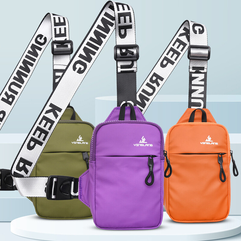 Āra sporta krūšu soma Vīriešu kross Mobilais telefons Fanny Pack Sieviešu Mini Mode Maza Plecu mugursoma Vecāku un bērnu soma