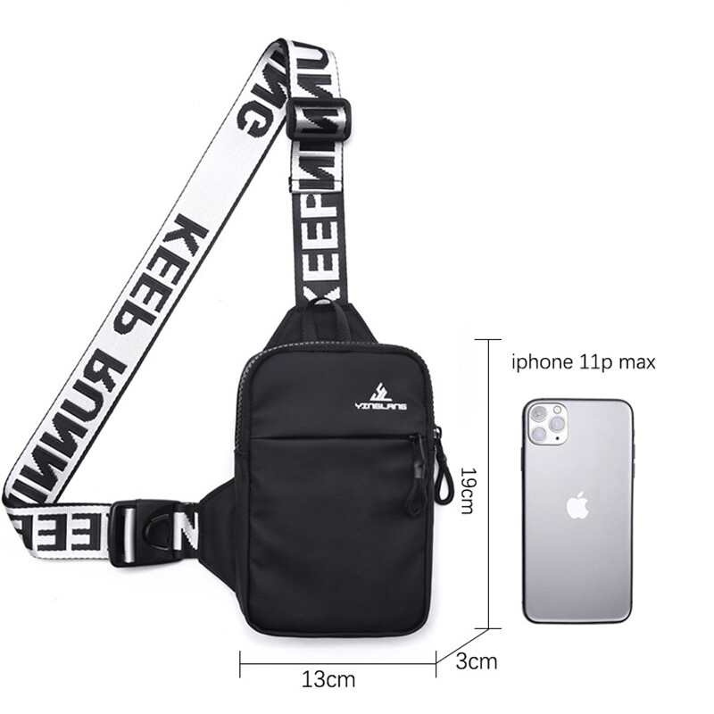 Āra sporta krūšu soma Vīriešu kross Mobilais telefons Fanny Pack Sieviešu Mini Mode Maza Plecu mugursoma Vecāku un bērnu soma