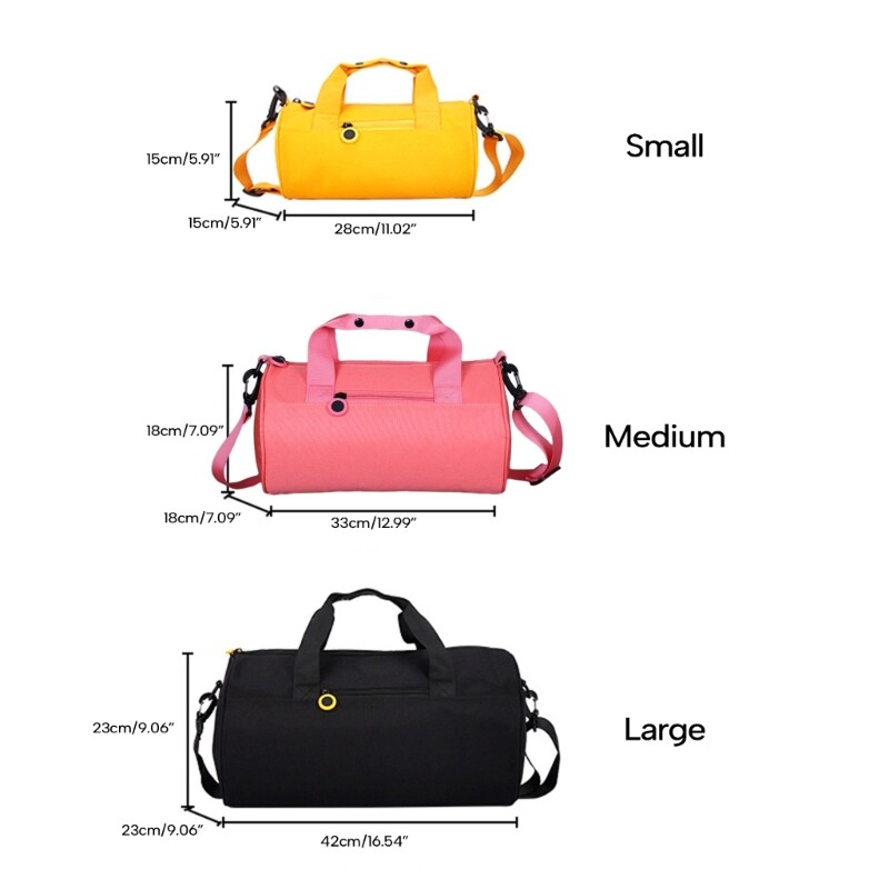 Viegla vingrošanas soma Ūdensnecaurlaidīga neilona sporta soma bērnu peldēšanas rokassomiņa Pārnēsājama fitnesa soma Izturīga