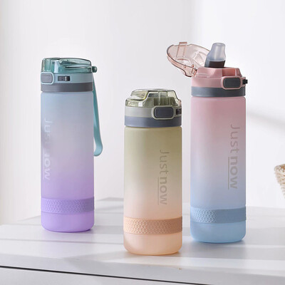 600ml New Fashion Bottle Water Δωρεάν αποστολή Αντικείμενα Φορητό Outdoor Shaker Sport Χαριτωμένα πλαστικά μπουκάλια πόσιμου νερού για κορίτσια