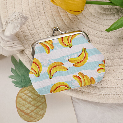 12 KOM. Modna PU kožna torbica za novčiće Slatka torbica s voćem i limunom Lijepe ženske torbice za sitniš, torbica za ključeve, torbica, mini torbica