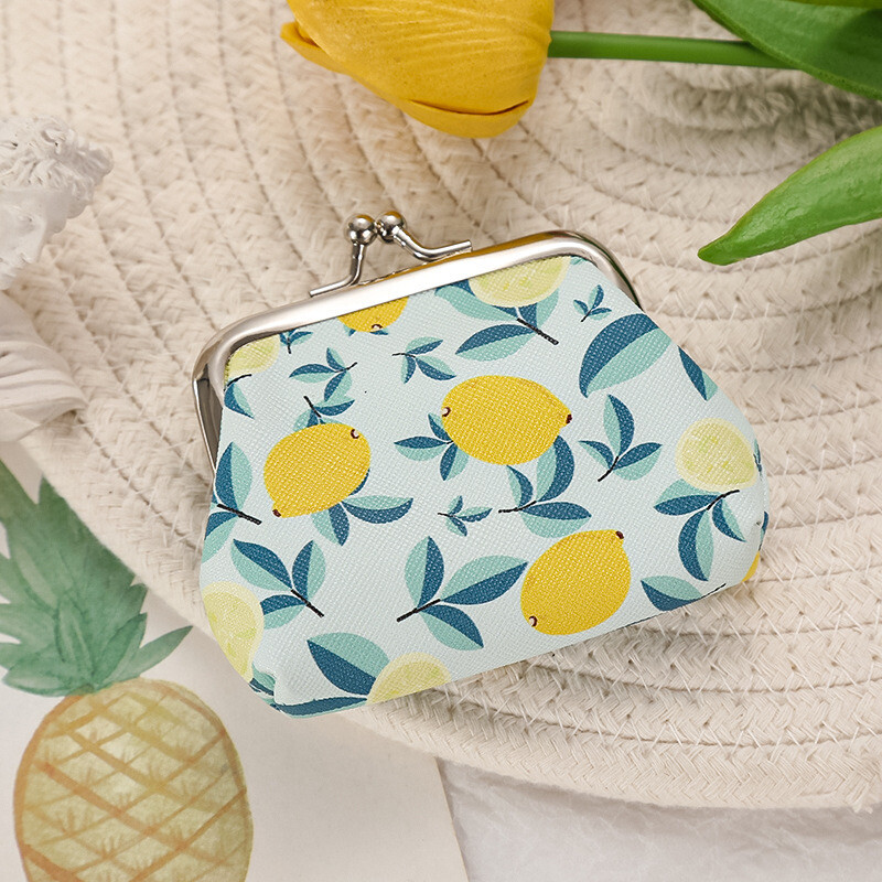 12 KOM. Modna PU kožna torbica za novčiće Slatka torbica s voćem i limunom Lijepe ženske torbice za sitniš, torbica za ključeve, torbica, mini torbica