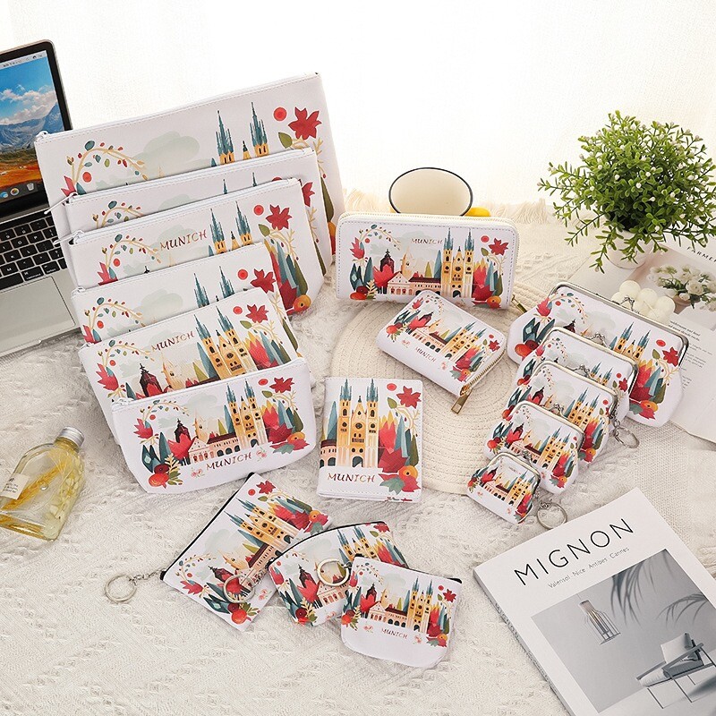 12 KOM. Modna PU kožna torbica za novčiće Slatka torbica s voćem i limunom Lijepe ženske torbice za sitniš, torbica za ključeve, torbica, mini torbica