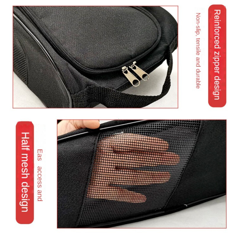 Pārnēsājama uzglabāšanas soma Tīkla elpojoša Futbola zābaku soma, Golfa futbola futbola basketbola apavu soma vīriešiem sievietēm, zēniem, meitenēm