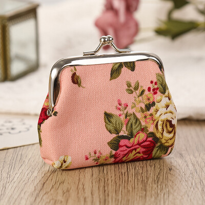 12 KOM. Modna torbica za novčiće od pamučnog ruža Slatke ljupke ženske torbice za sitniš, torbica za ključeve, torbica, mini torbica, suvenir