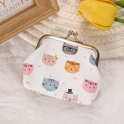 12 tk moe PU nahast mündikott Armas kiisu kass naine väike rahakotid võtmehoidja ümbris rahakott minikott suveniir