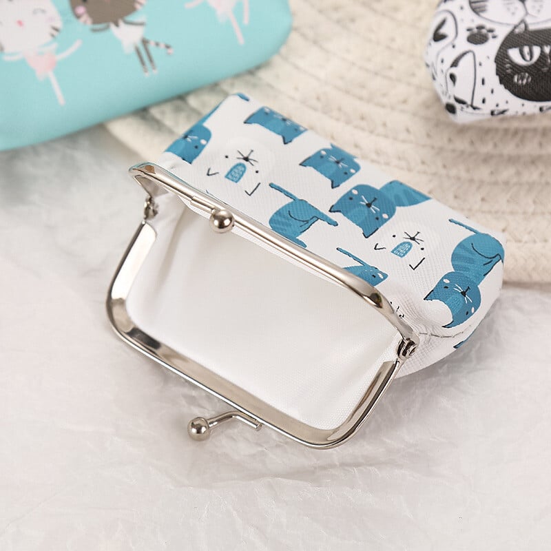 12 tk moe PU nahast mündikott Armas kiisu kass naine väike rahakotid võtmehoidja ümbris rahakott minikott suveniir