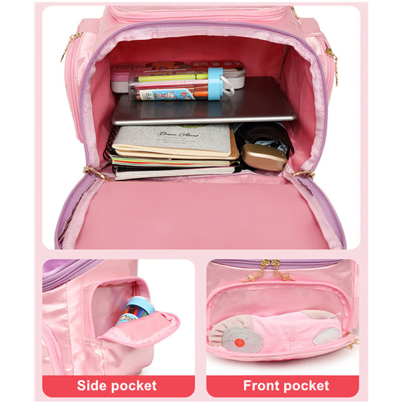 Rucsaci de gimnastică Ambalare de capacitate mare Antrenament de dans Copii Fată Școală Bolsa de umăr pentru copii Genți de sport de călătorie de weekend