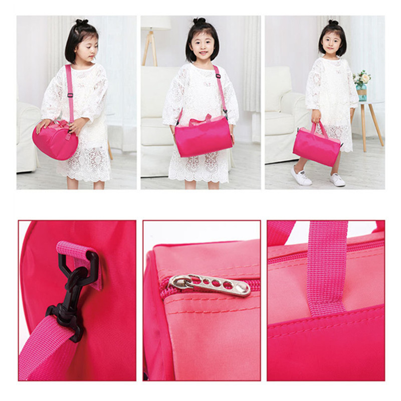 Vingrošanas somas Ceļojuma pleci Bolsas Mazi Deju Treniņi Bērnam Viegls Meitenes Treniņš Bagāža Nedēļas nogales Somiņa Fitnesa preces Sports