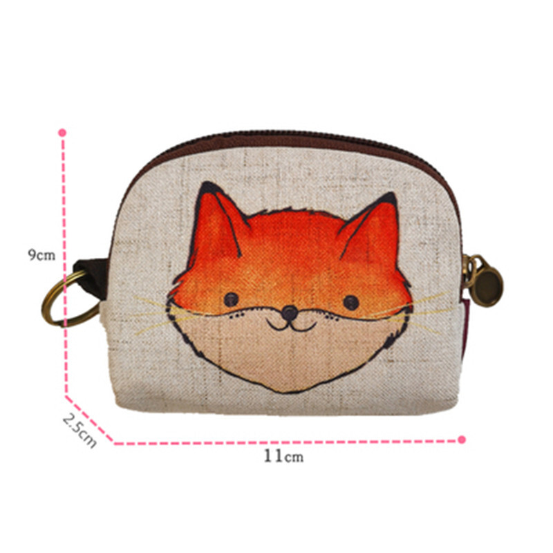 Portofel scurt drăguț pentru femei, vintage din pânză, cu monedă, cu cochilii