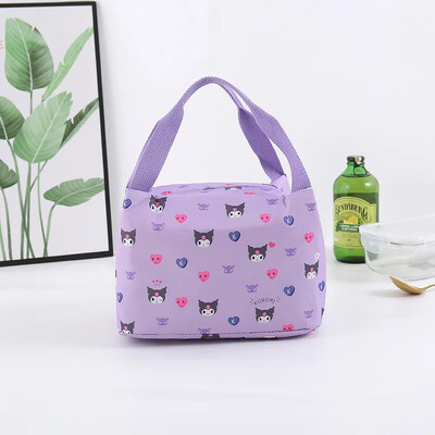 MINISO Hello Kitty Sanrio Kuromi ručna torbica Torba za ručak Cartoon casual torba mala četvrtasta torbica Ice Bag Torba za pohranu