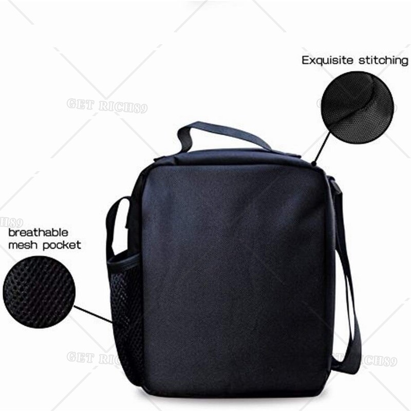 Päevalillesinine isoleeritud söögikott lastele poistele, tüdrukutele, reguleeritavad ja eemaldatavad lõunasöögikarbi kotikomplektid Tipe reisikooli jaoks