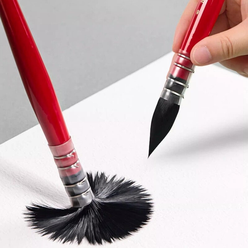 1 tk kõrgekvaliteedilised joonistuspintslid, värvipintslid Professionaalsed akvarellõliga akrüülpliiats, käsitsi valmistatud orava juuksekunstniku tarvikud