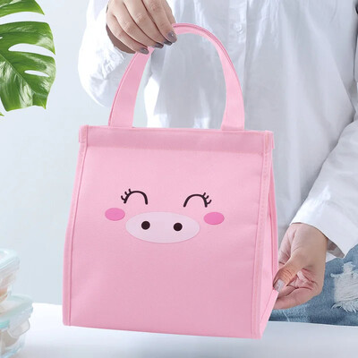 Πακέτο φορητής ζεστής τσάντας για παιδιά Πακέτο μεσημεριανού κουτιού μονωτική θήκη μονωμένη θερμική θήκη πικνίκ για αγόρια κορίτσια Παιδική απλή τσάντα