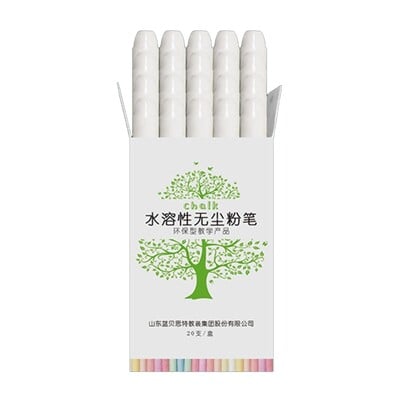 Kieto vandens kreida, be dulkių, šaligatvių kreida lauko gatvės kreida, plaunama Jumbos kreida mokykliniai biuro reikmenys mokiniams