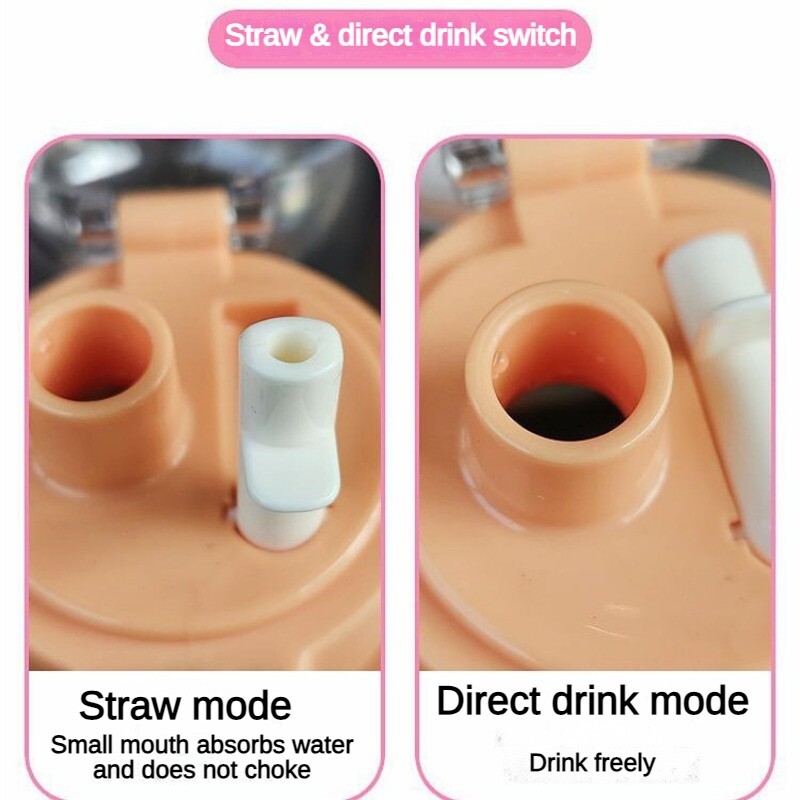 Elujõulised lastenukud suvel Kõrge esteetilise väärtusega Suure mahutavusega kaasaskantav kahesuuline õlgveepudel