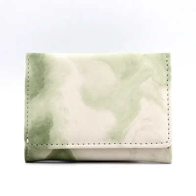 Lipsuvärviga Kolm kokkupandavat rahakotti naistele Mood Värsked lühikesed rahakotid Kaardihoidjad Värviline Halo värvimine Müntide rahakotid Naiste rahakott