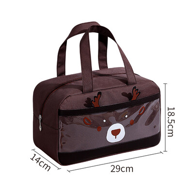 Lõunakarbikott Lastele Naiste lõunakotid Armsad isoleeritud lõunasöögikarbikott Kangaskotid Piknikukotid Külmekott Сумка Холодильник 보냉백