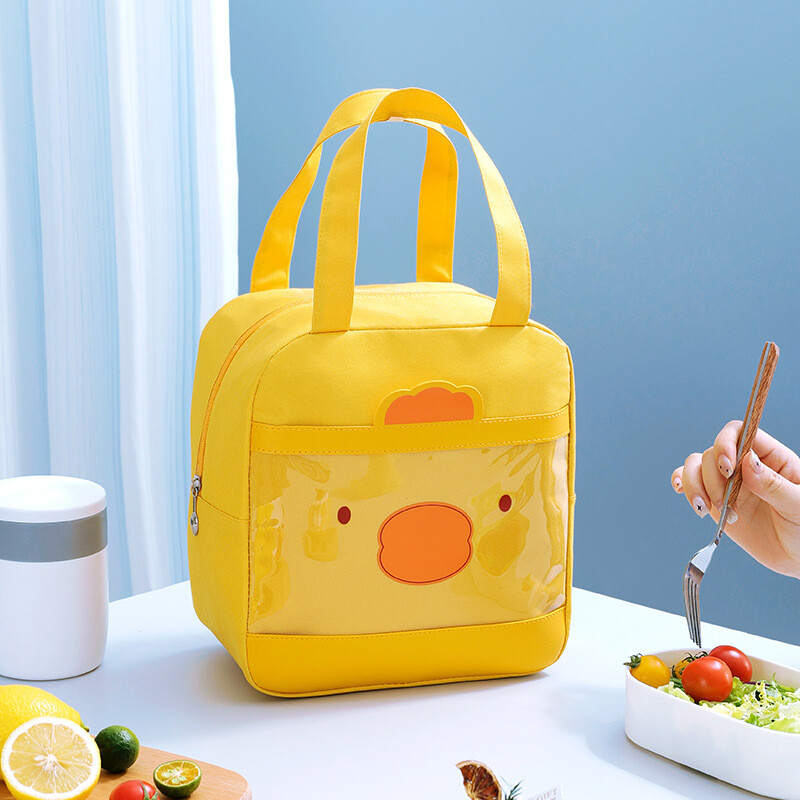 Lõunakarbikott Lastele Naiste lõunakotid Armsad isoleeritud lõunasöögikarbikott Kangaskotid Piknikukotid Külmekott Сумка Холодильник 보냉백