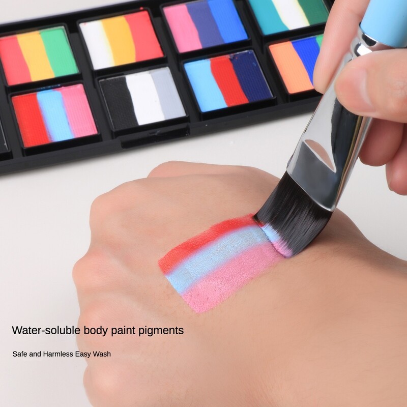 17 tk inimkeha maalimise pintslid näomaalingute pintslid reljeefsed laste näomaalingute pintslid professionaalse kunsti tarvik