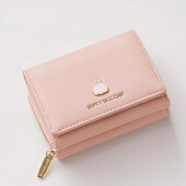 2024 Cartoon ruudukujuline tõmblukuga Hasp PU nahast armsad rahakotid naistele, kvaliteetne rahakott meestele