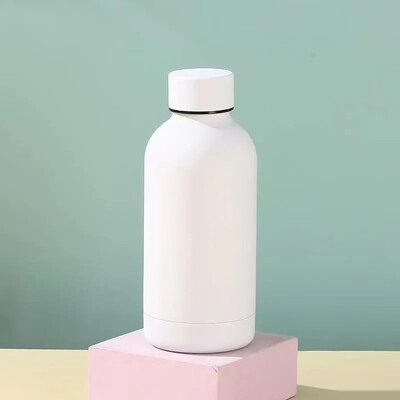 Američka mala termos šalica od nehrđajućeg čelika, mini sportski čajnik, matirana termos boca