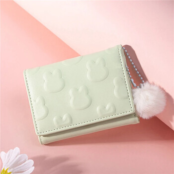 Fashion Small Wallet Girls Wallet Rabbit Coin τσαντάκι Φρέσκια και γλυκιά θέση υψηλής αξίας