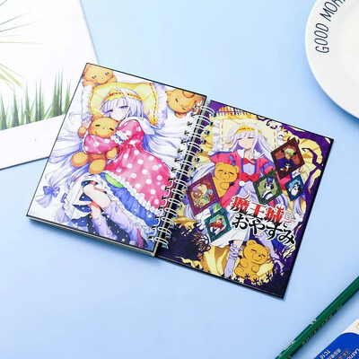 Demonų eskizų knygelė Anime užrašų knygelė Tvarkaraščiai Kanceliarinės prekės Mokyklinės reikmenys Stacionarios Kawaii žurnalo užrašų knygelė Kamado Nezuko