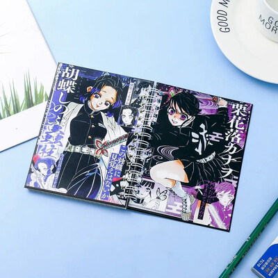Demonų eskizų knygelė Anime užrašų knygelė Tvarkaraščiai Kanceliarinės prekės Mokyklinės reikmenys Stacionarios Kawaii žurnalo užrašų knygelė Kamado Nezuko