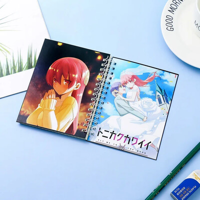Demonų eskizų knygelė Anime užrašų knygelė Tvarkaraščiai Kanceliarinės prekės Mokyklinės reikmenys Stacionarios Kawaii žurnalo užrašų knygelė Kamado Nezuko