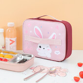 Genți de prânz de călătorie pentru copii Geantă Bento de desene animate Geanta de izolare pentru bebeluși Genți de picnic Genți de prânz pentru femei Geantă frigorifică Lonchera