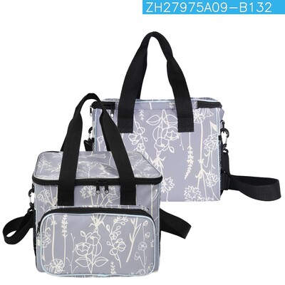 Hip Hop, flori populare, fluturi, insecte, imprimate 3D, geantă de prânz, mai mare, izolație termică, genți pentru alimente, pungi de gheață