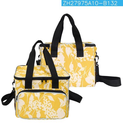 Hip Hop, flori populare, fluturi, insecte, imprimate 3D, geantă de prânz, mai mare, izolație termică, genți pentru alimente, pungi de gheață