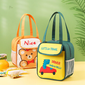 Cartoon Lunch Box Bag for Students Thickened Cute Bento Bag for Children Mother Παιδικές τσάντες για κορίτσι Γυναικεία Τσάντα Дитячі Сукні 가방