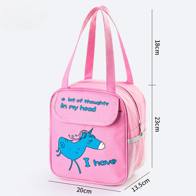 Multikas lõunakarbi kott õpilastele Paksendatud armas Bento kott lastele Ema Laste kotid Tüdrukutele Naiste Käekott Дитячі Сукні 가방