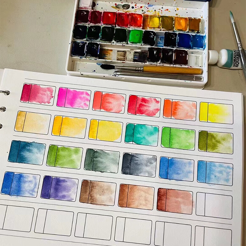 POTENTATE Kartica s vodenim bojama 300g Pamučni papir za markere Bojice Olovke u boji Markeri Bojanka Potrepštine za umjetnost