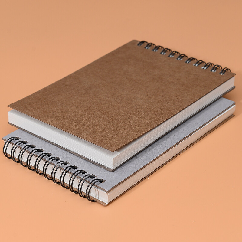 1 kom. Bilježnica za skiciranje A6 30 listova 160g Spiralna bilježnica Drvena celuloza Papir za skiciranje Unutarnji prazan crtež Grafiti Art pribor
