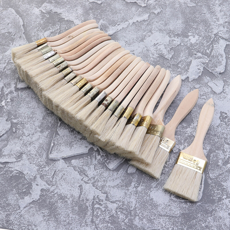 23 tk kriidivärvi geelpliiatsid Värvipintsel, puidust kunstniku komplekt, maalimine harjastega lapse preili