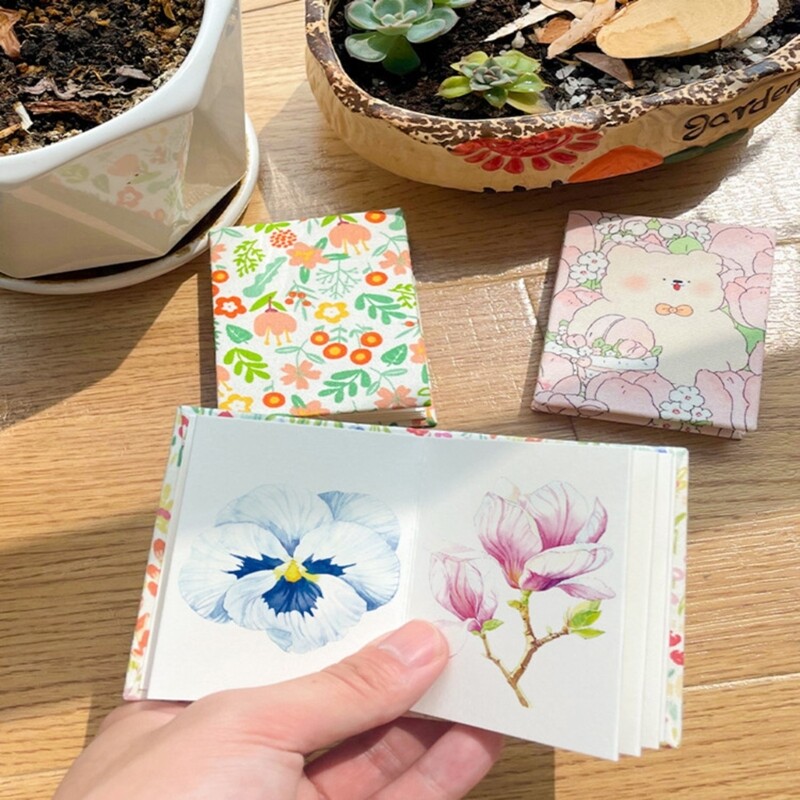 Knjiga za crtanje u akvarelu, prijenosna mini bilježnica s akvarelom, papir za crtanje s teksturom u akvarelu, knjiga, umjetnički papir, knjiga za crtanje