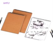 A5/A6 Sketchbook Debeli papir 160 GSM Notebook za slikanje DIY Kreativna praksa Crtanje Umjetnički školski pribor Akvarel papir